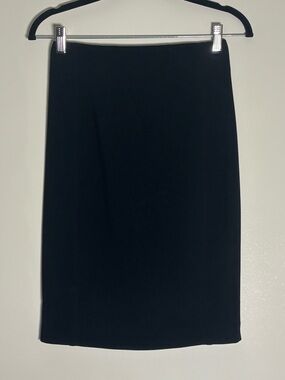 Babaton Black Pencil Skirt Size 2 Japanese Fabric Triacetate Blend